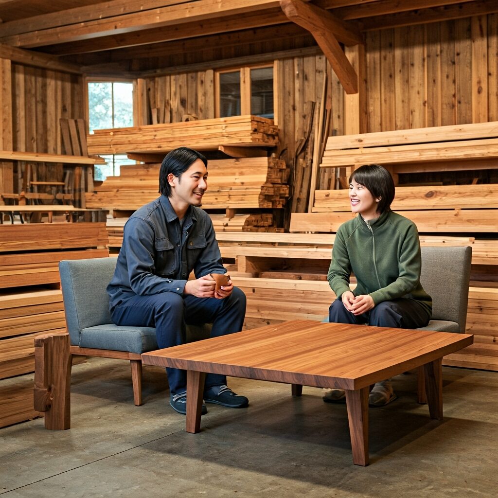 天然木の魅力を引き出す：壁面材から家具までの活用法