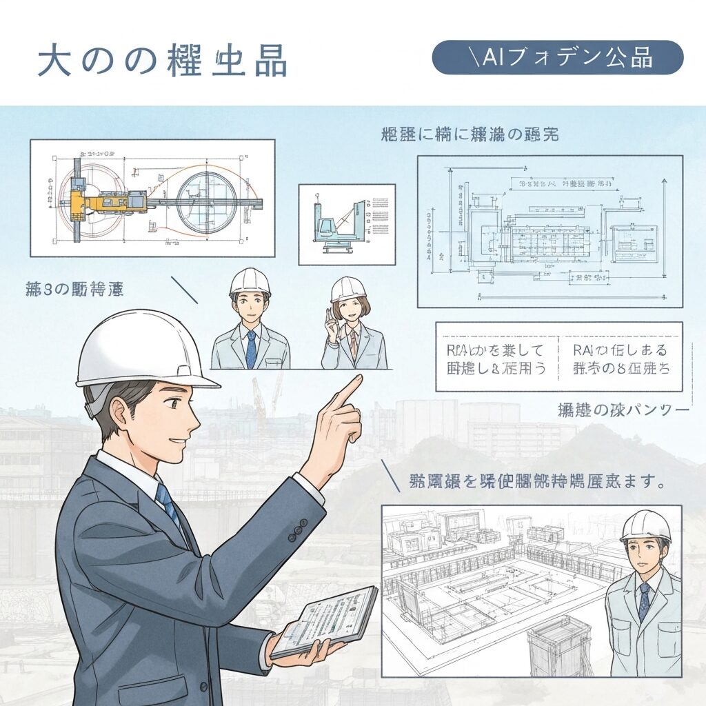AIが切り開く建設業界の未来：設計と施工の革新