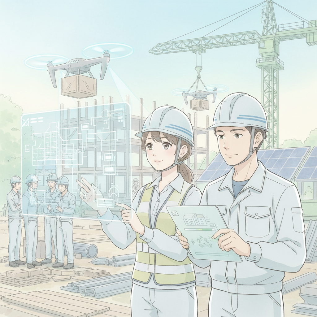 建設業界におけるAIの革新：設計と施工の新たな可能性